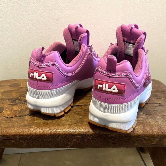 Fila Disruptor II Premium Repeat Sneaker Streetwear US 9.5 Cherry Blossom - Picture 5 of 5